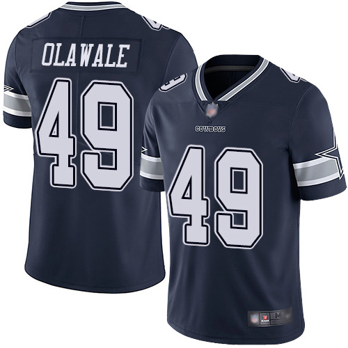 Men Dallas Cowboys Limited Navy Blue Jamize Olawale Home #49 Vapor Untouchable NFL Jersey->dallas cowboys->NFL Jersey